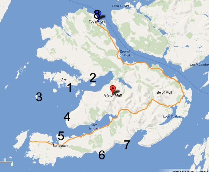 basalt column map